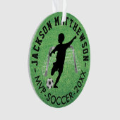 MVP Voetbal ⚽ - Jongen Ornament (voorkant)