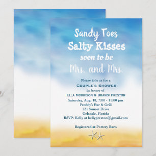 Mw. & Mw. Sandy Toes Couple's Douche - hemel & zan Kaart