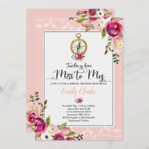 Mw. Shower uitgenodigd om mee te reizen naar Mrs S Kaart