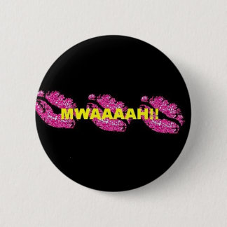Mwaaah! Knoop Ronde Button 5,7 Cm