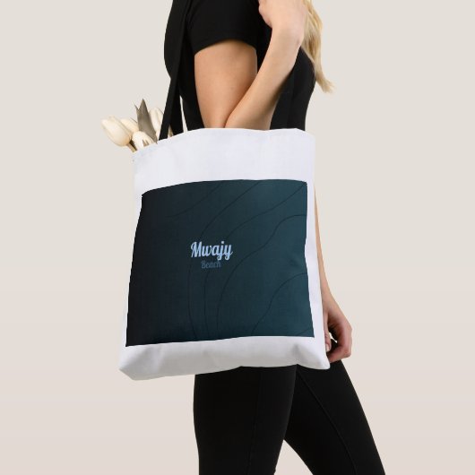 Mwajy beach sacs plage (De près)