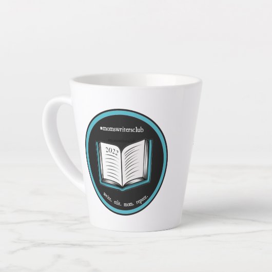 #MWC 2022 12 oz Latte Mug (Angle gauche)