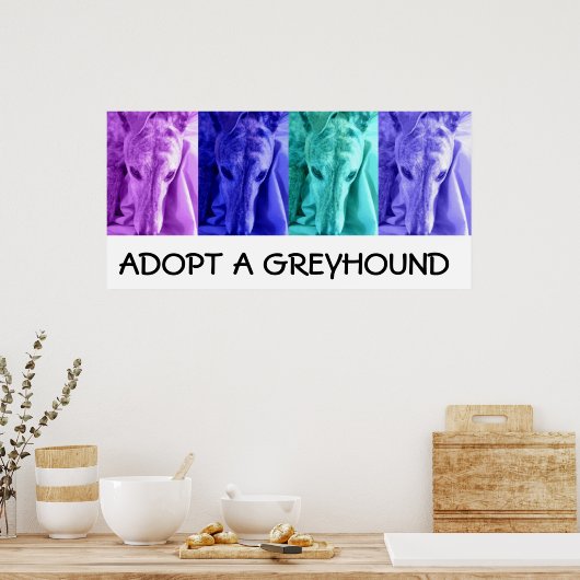 Mx4 Adopter une affiche Greyhound (Cuisine)