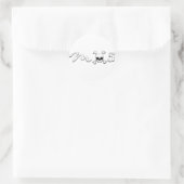 MX5 schedel Ronde Sticker (Tas)