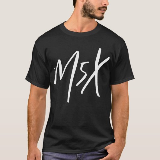 MX-5 Mazda Miata Crazy Logo Font T-shirt (Voorkant)