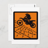 MX CLAY RIDING BRIEFKAART (Voorkant / Achterkant)