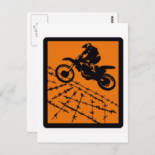 MX CLAY RIDING BRIEFKAART (Voorkant / Achterkant)