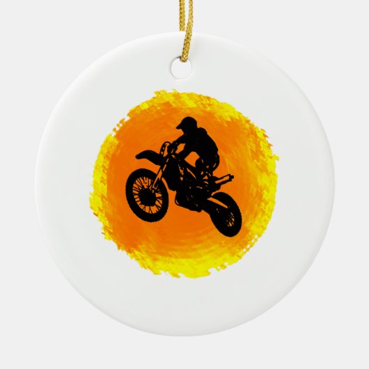MX RIDE NU KERAMISCH ORNAMENT (Voorkant)