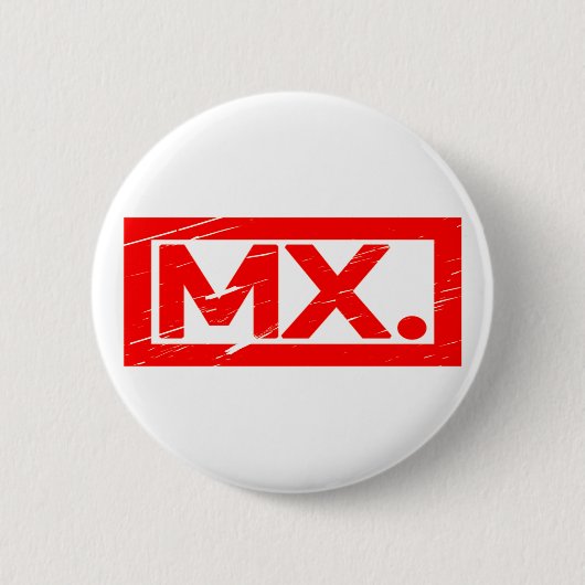 Mx. Stempel Ronde Button 5,7 Cm (Voorkant)