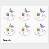 my25thhour - 3" autocollant -flower (Feuille)