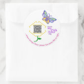 my25thhour - 3" autocollant -flower (Sac)