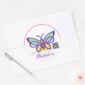 my25thhour - 3"sticker - getransformeerd ronde sticker (Envelop)