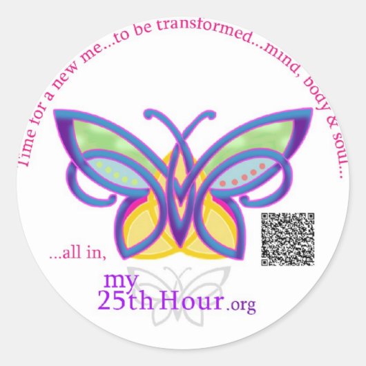 my25thhour - autocollant de 3 pouces -transformée (Devant)