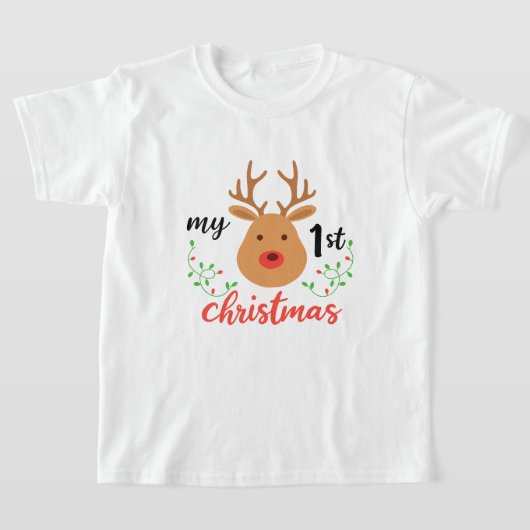 MY 1ST MERRY CHRISTMAS T-Shirt (Poser)