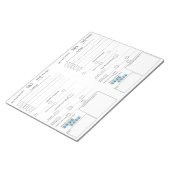 My 5 - 1 Food Tracker Notitieblok (Schuin)