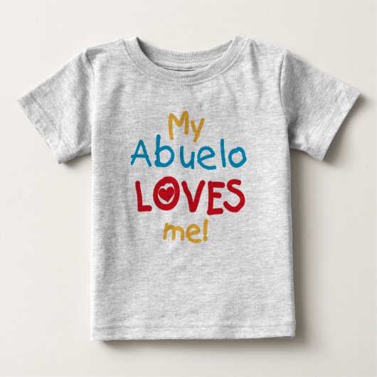 My Abuelo Loves Me T-shirts et cadeaux (Devant)