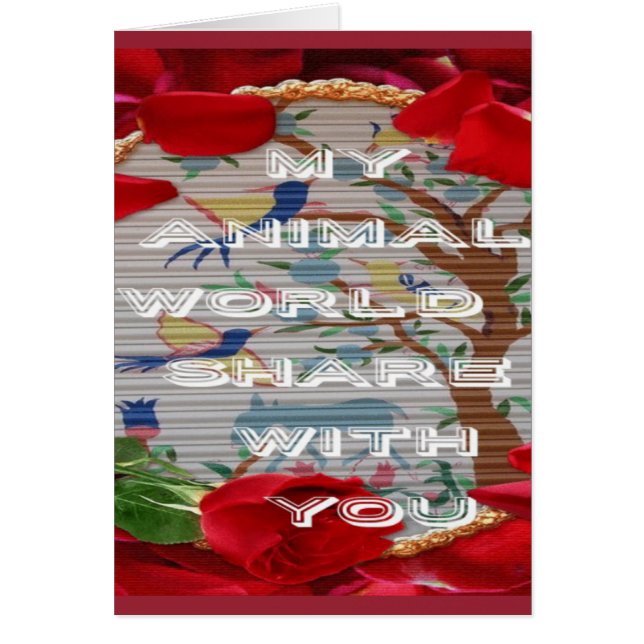 My Animal World : Belle conception d'arbre et d'oi (Devant)