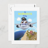 my barbados foliday postcard briefkaart (Voorkant / Achterkant)