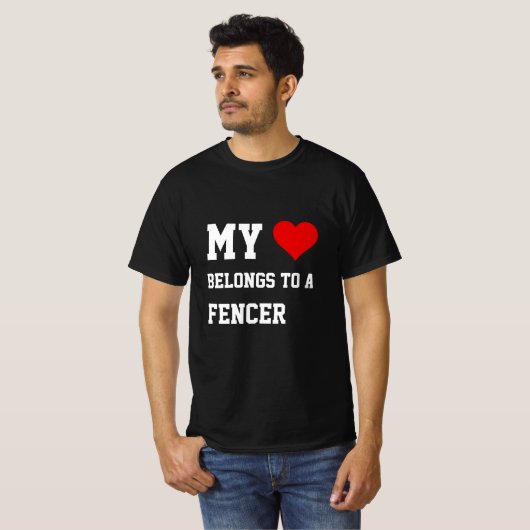 My Belongs To A Fencer T-Shirt (Voorkant volledig)