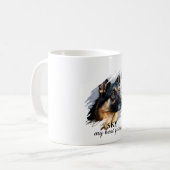 "My Best Friend" Custom Dog Photo Mok (Voorkant links)