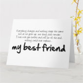 My best friend kaart (Gele Bloem)