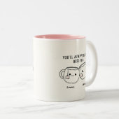 "My Best-Tea" Cute Personalized Best Friend Mug (Devant droit)