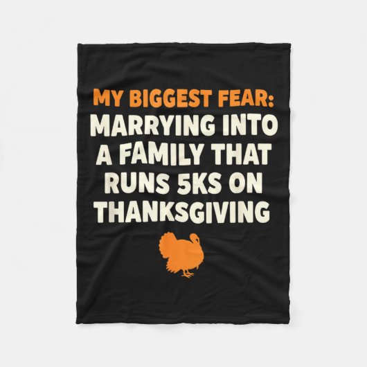 My Biggest Fear_ Marrying Into A Family That Runs  Fleece Deken (Voorkant)