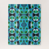 My Blue Petunia Puzzle (Vertical)