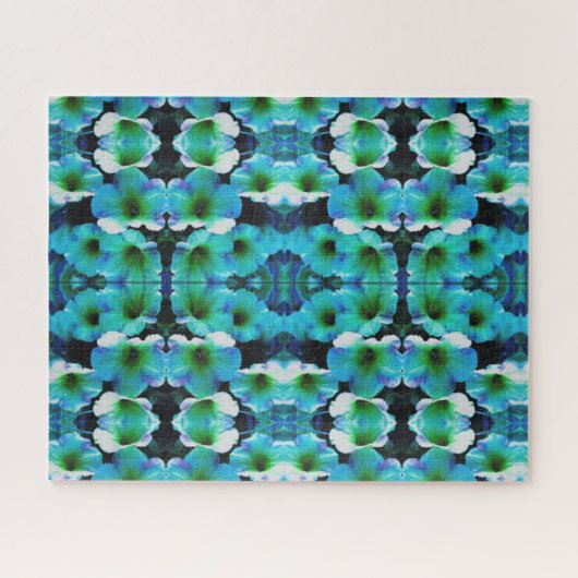 My Blue Petunia Puzzle (Horizontal)