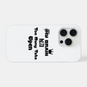 My Brain Has Too Many Tabs Open iPhone Hoesje (Achterkant horizontaal)