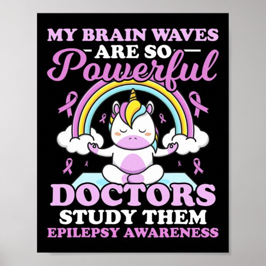 My Brain Waves Are So Powerful Doctors Study Them  Poster (Voorkant)