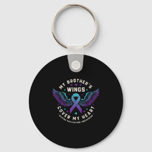 My Brothers Wings Hoesje My Heart Suicide Preventi Sleutelhanger