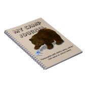 "My Camp Journal" Spiral Custom Journal Notebook (Côté Droit)