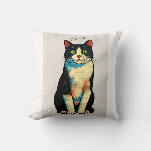 My cat Tshort Kussen (Voorkant)