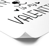 My Cats Are My Valentine Cat Valentines Day 1  Poster (Hoek)