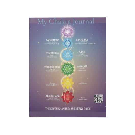 My Chakra Journal Notepad Notitieblok (Gedraaid)