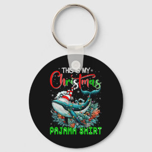 My Christmas Pajama Santa Whale Zee Dierenvriend K Sleutelhanger