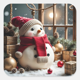 My Christmas Vierkante Sticker