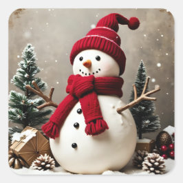 My Christmas  Vierkante Sticker