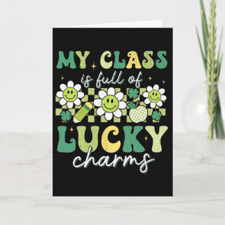 My Cl Is Full Of Lucky Charms St Patricks Day Teac Kaart