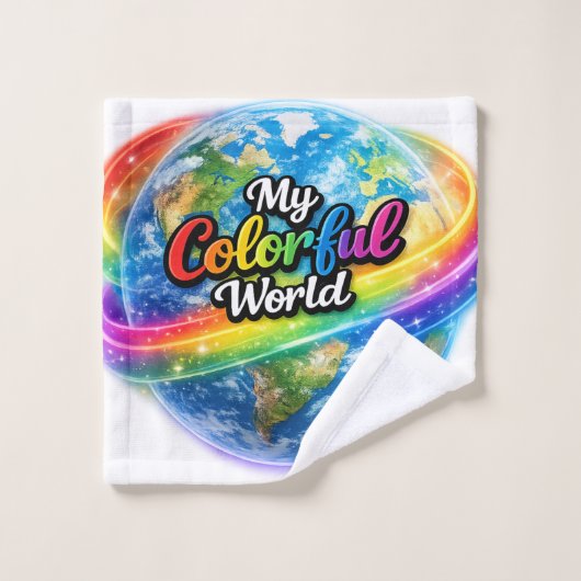 My Colorful World Rainbow Globe (Gant de toilette)
