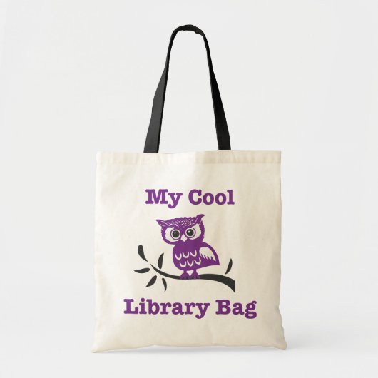 My Cool Library Owl Bag Tote Bag (Voorkant)
