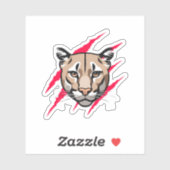 My Cougar sticker (Feuille)
