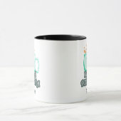 My Cup of Positivitea drôle mignon Turquoise Mug v (Centre)