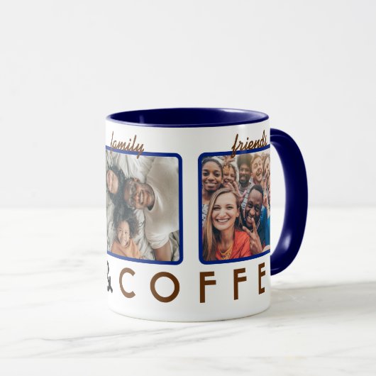 "My Cup Runneth Over" Mok 11 oz Photo Coffee (Voorkant rechts)