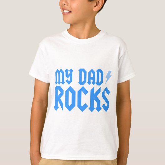 My Dad Rocks T-shirt (Voorkant)