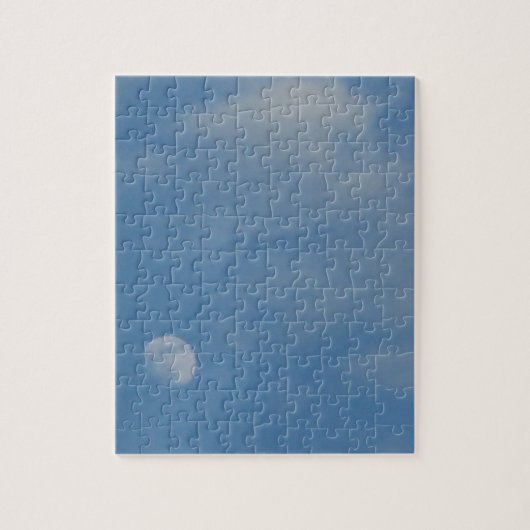 My Daytime Moon - Chipboard gemonteerde fotopuzzel Legpuzzel (Verticaal)