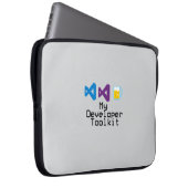 My Developer Toolkit Laptop Hoesje Sleeve (Voorkant Rechts)