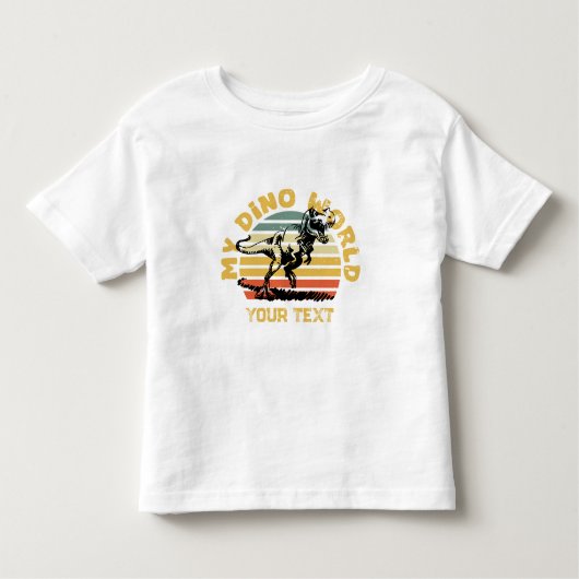 My Dino World Toddler Fine Jersey T-Shirt (Devant)