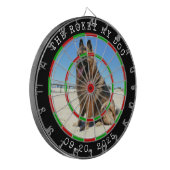 MY DOG  Dartboard Dartbord (Voorkant Links)